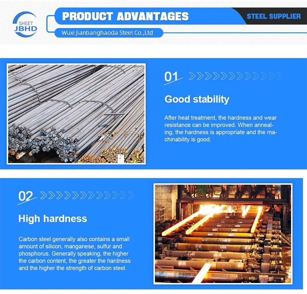 C45 S45C Non-alloy Steel Round Bar